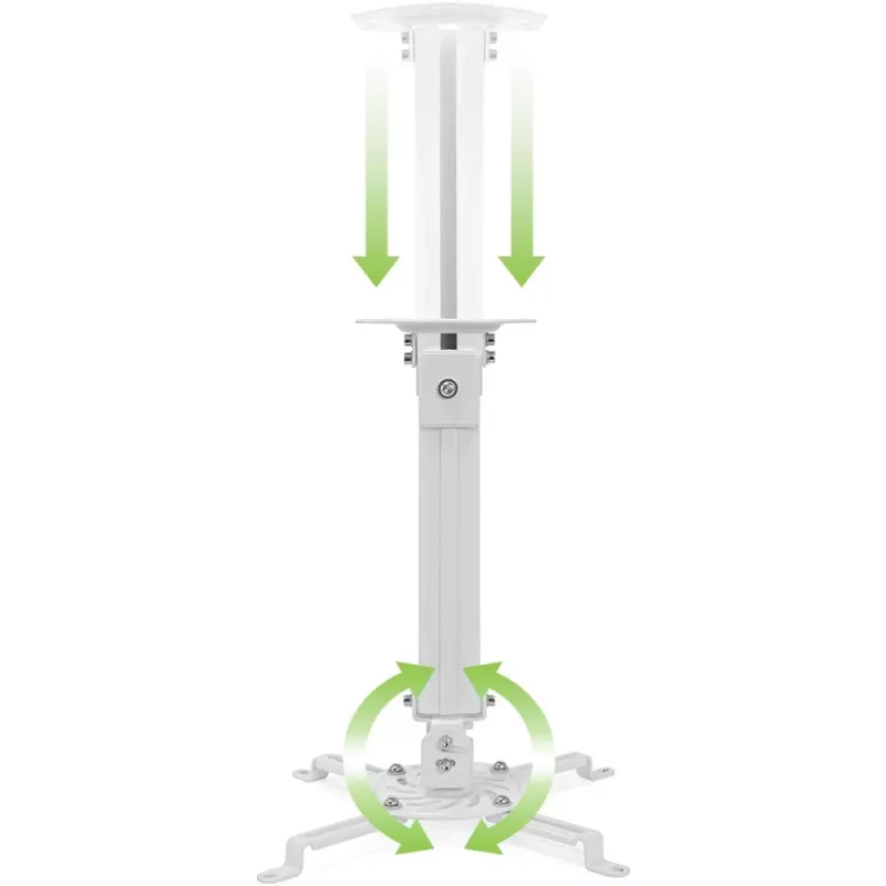 Techly Przedłużenie wspornika sufitowego do projektora 545-900 mm srebrny ICA-PM 18M