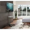 Techly Trolley Floor Stand LCD/LED/Plasma 23 inch-55 inch, 58.4 cm (23 inch), 139.7 cm (55 inch), 50 x 50 mm, 400 x 400 mm, -15 - 15°, Czarny
