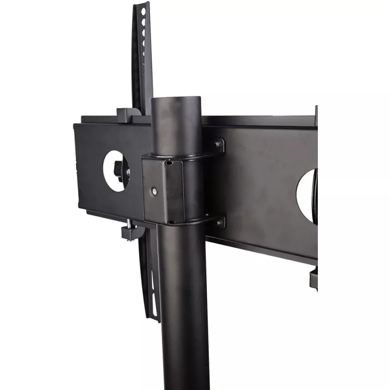 Techly Trolley Floor Stand LCD/LED/Plasma 23 inch-55 inch, 58.4 cm (23 inch), 139.7 cm (55 inch), 50 x 50 mm, 400 x 400 mm, -15 - 15°, Czarny