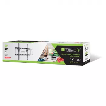 Techly Uchwyt ścienny uchylny do telewizorów LED LCD 23-55 Czarny” ICA-PLB 161M
