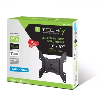 Techly 13-37 inch Uchwyt Ścienny do LED LCD TV Stały” ICA-LCD 114