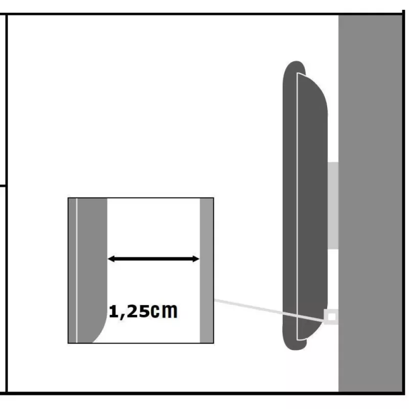 Techly 13-37 inch Uchwyt Ścienny do LED LCD TV Stały” ICA-LCD 114