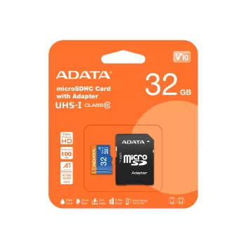 ADATA 32 GB, microSDHC, Klasa 10 UHS-I