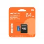 ADATA 64GB, microSDHC, Klasa 10 UHS-I