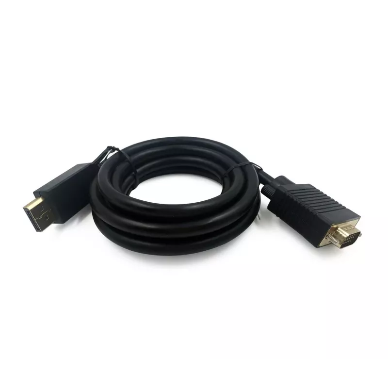 adapter kablowya GEMBIRD DisplayPort na VGA 2,0 m, czarny