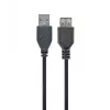 GEMBIRD Kabel przedłużający USB 2.0, 0,75 m - Czarny