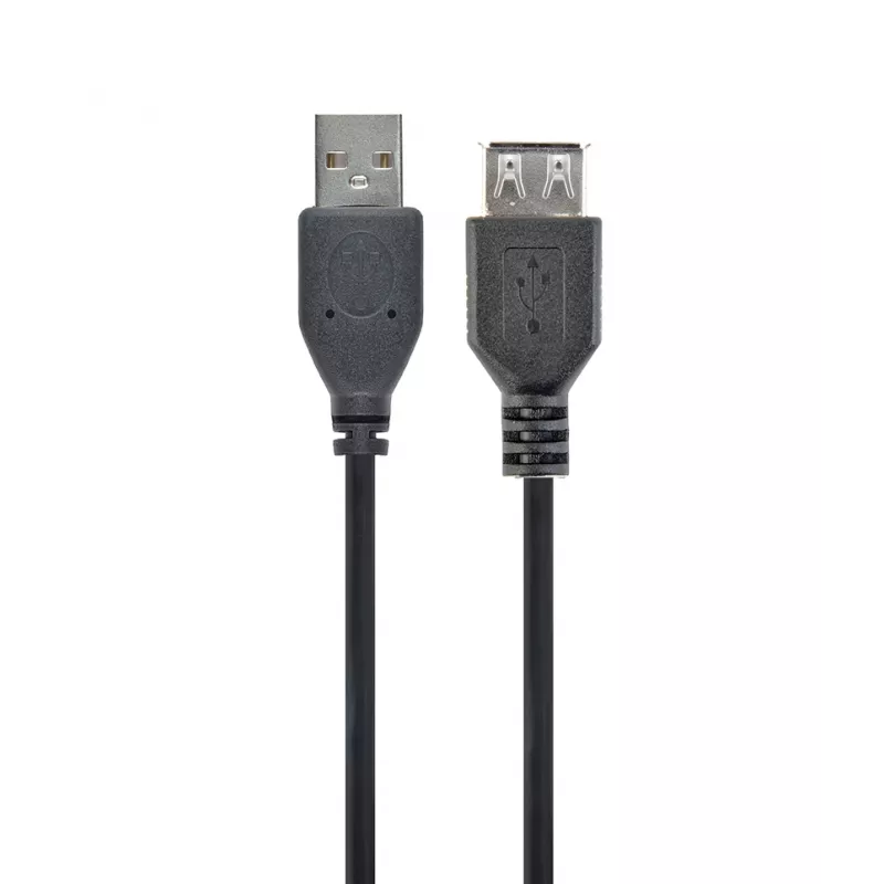 GEMBIRD Kabel przedłużający USB 2.0, 0,75 m - Czarny