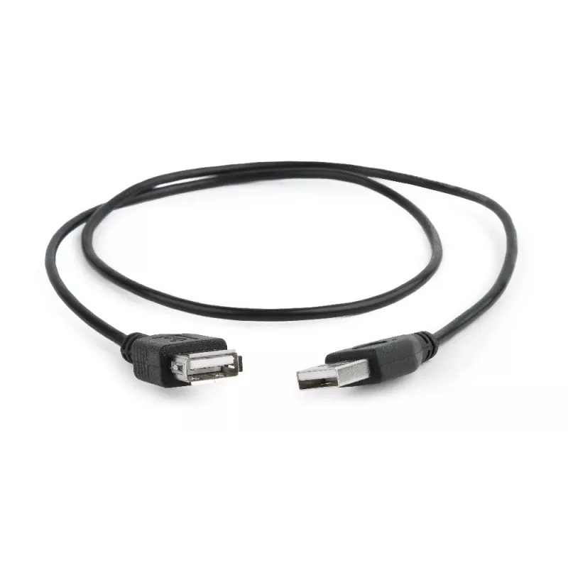 GEMBIRD Kabel przedłużający USB 2.0, 0,75 m - Czarny