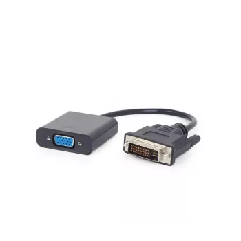 Kabel przejściówka wideo Gembird DVI-D (męski) do VGA (żeński) 0.2 m, czarny