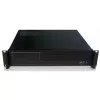 Obudowa serwerowa TECHLY I-CASE IPC-240L, 2U, micro ATX, 4x wnęki 3,5 cala, 1x wnęka 5,25 cala, 465x400x88,8 mm, czarna