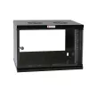 Szafa wisząca Techly 19 6U D450 czarna zmontowana I-CASE EL-1006B45