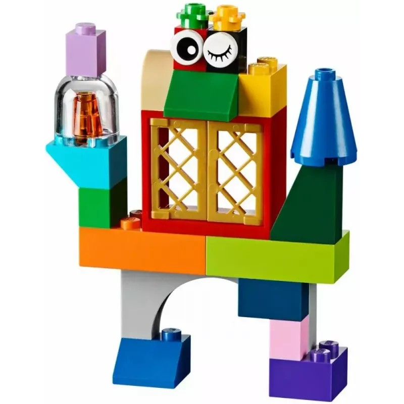 Zestaw konstrukcyjny LEGO Classic 10698 — 790 elementów, wielokolorowy, 33 kolory, zawiera zielone płyty bazowe i akcesoria