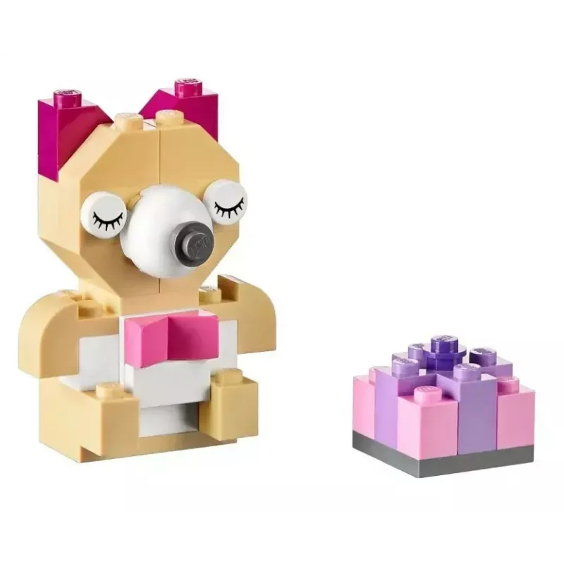 Zestaw konstrukcyjny LEGO Classic 10698 — 790 elementów, wielokolorowy, 33 kolory, zawiera zielone płyty bazowe i akcesoria