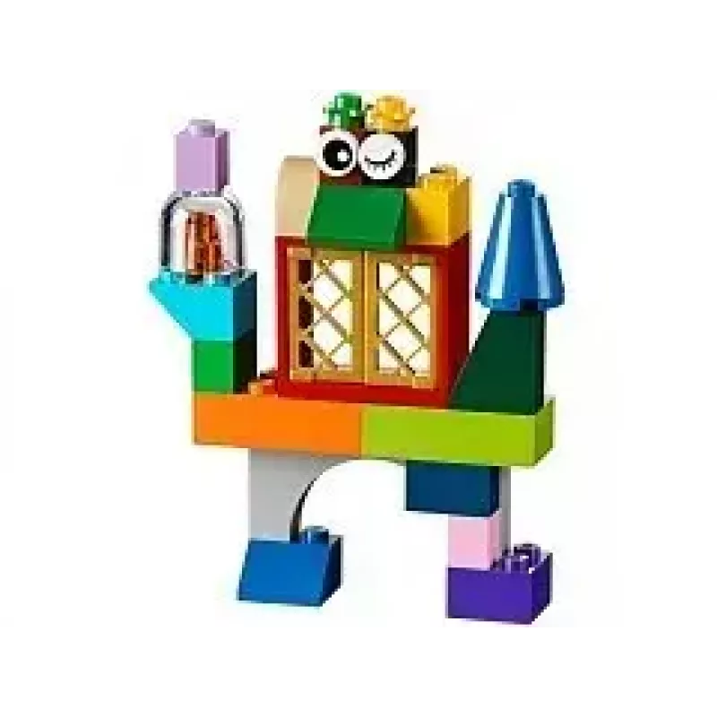 Zestaw konstrukcyjny LEGO Classic 10698 — 790 elementów, wielokolorowy, 33 kolory, zawiera zielone płyty bazowe i akcesoria