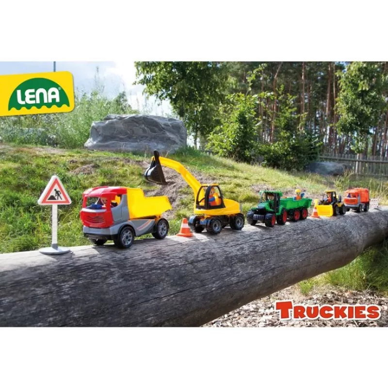 Lena Truckies Traktor, Traktor, 2 lata, Plastik, Czarny, Zielony