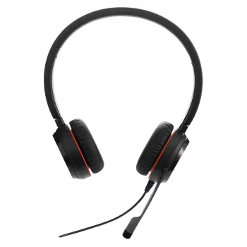 Jabra Evolve 20SE MS Stereo, przewodowy, biuro/centrum telefoniczne, 150 - 7000 Hz, 132 g, słuchawki, czarny