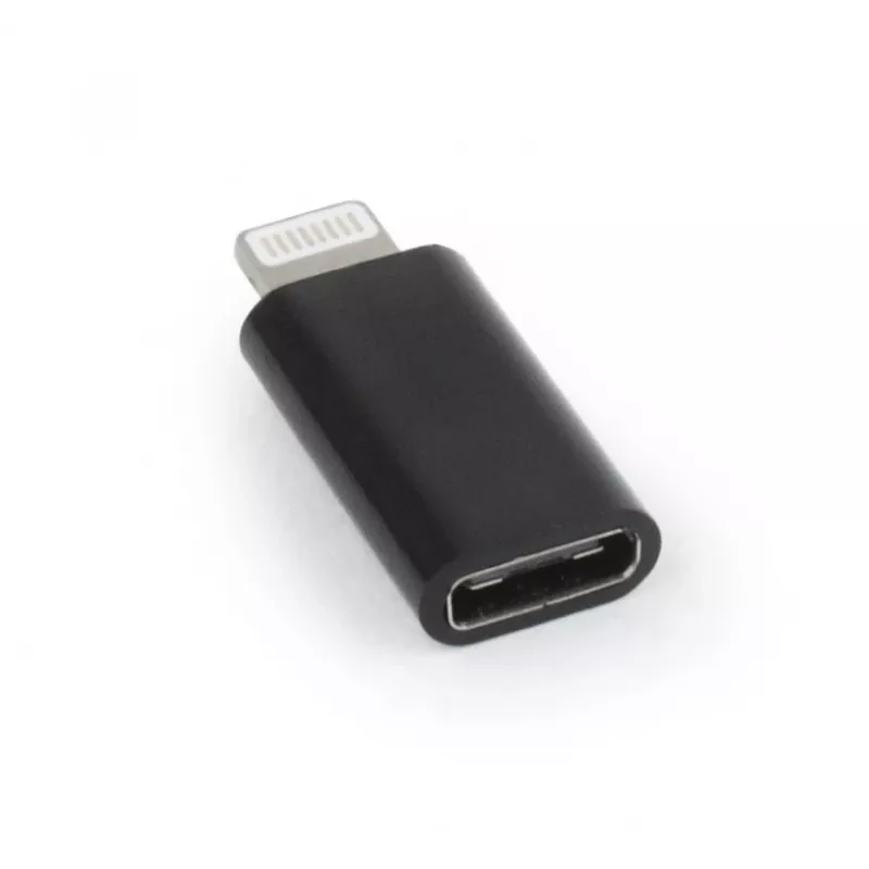 Gembird A-USB-CF8PM-01 adapter złącza USB type-C 8-pin na iPhone Czarny
