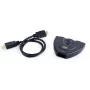 Koncentrator interfejsu HDMI Gembird DSW-HDMI-35 — 3 porty, HDMI, kabel 0,5 m, czarny