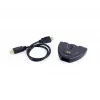 Koncentrator interfejsu HDMI Gembird DSW-HDMI-35 — 3 porty, HDMI, kabel 0,5 m, czarny