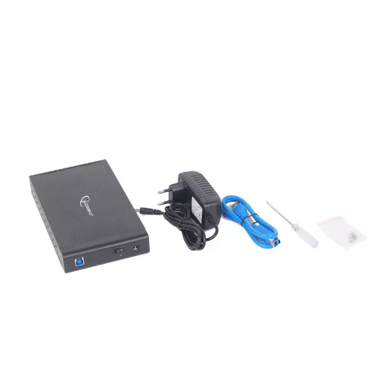 GEMBIRD Obudowa zewnętrzna USB 3.0 3,5 cala - Czarna
