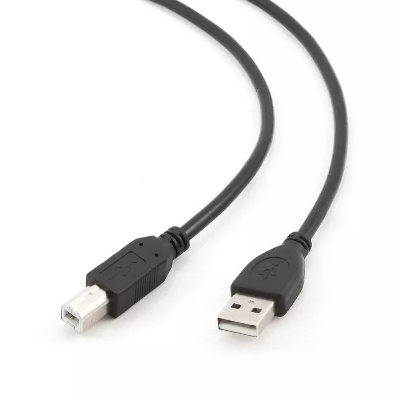 Kabel GEMBIRD USB 2.0 Typ-A do USB Typ-B 1 m, czarny