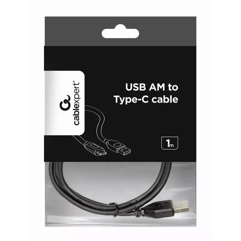 Kabel GEMBIRD USB 2.0 Typ-A do USB Typ-B 1 m, czarny
