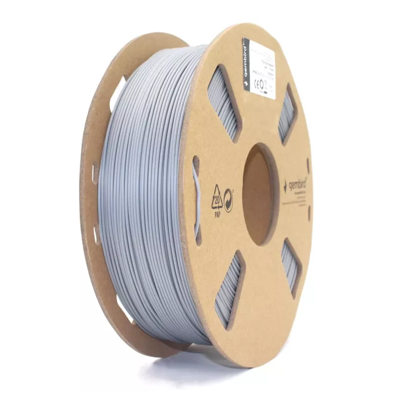 GEMBIRD PLA Filament szary, 1,75 mm, 1 kg