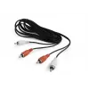 Kabel audio Gembird CCA-2R2R-6 1,8 m 2 x RCA czarny