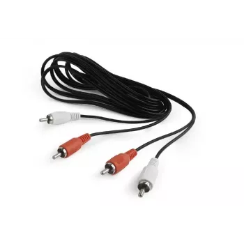 Kabel audio Gembird CCA-2R2R-6 1,8 m 2 x RCA czarny