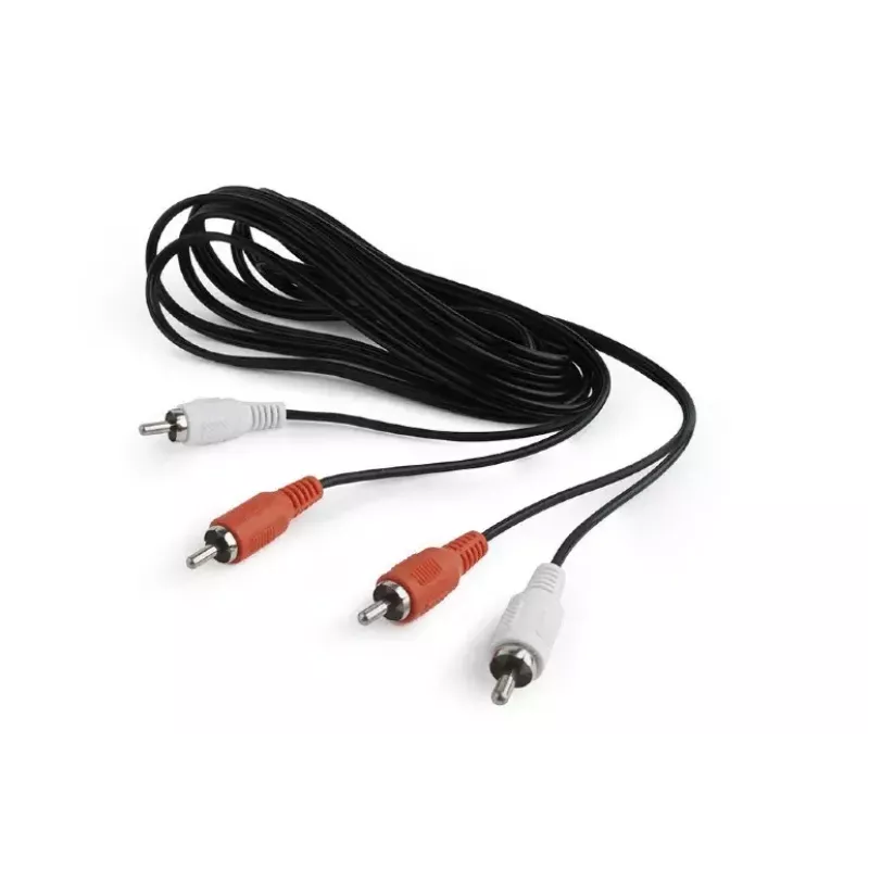 Kabel audio Gembird CCA-2R2R-6 1,8 m 2 x RCA czarny