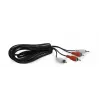 Kabel audio Gembird CCA-2R2R-6 1,8 m 2 x RCA czarny