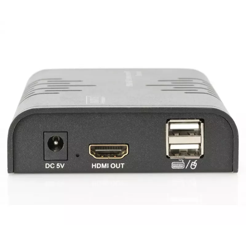 Przedłużacz KVM HDMI DIGITUS, 120 m przez kabel sieciowy (Cat 5, 5E, 6), Full HD, 1080p