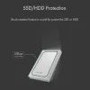 ICY BOX IB-241WP obudowa na dysk HDD/SSD Antracytowa, srebrna 2,5 cala