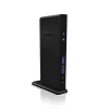 ICY BOX IB-DK2241AC Przewodowy USB 3.2 Gen 1 (3.1 Gen 1) Type-A Czarny