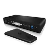 ICY BOX IB-DK2241AC Przewodowy USB 3.2 Gen 1 (3.1 Gen 1) Type-A Czarny