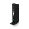 ICY BOX IB-DK2241AC Przewodowy USB 3.2 Gen 1 (3.1 Gen 1) Type-A Czarny