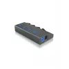 ICY BOX IB-HUB1405 USB 3.2 Gen 1 (3.1 Gen 1) Type-B 5000 Mbit/s Antracytowy