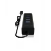 ICY BOX IB-HUB1409-C3 USB 3.2 Gen 1 (3.1 Gen 1) Type-C 5000 Mbit/s Czarny