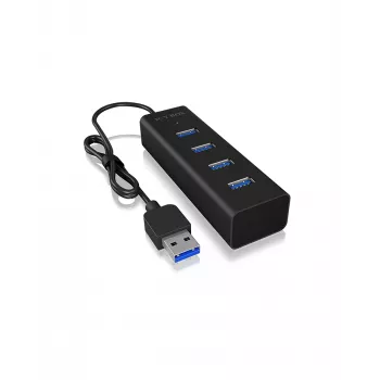 ICY BOX IB-HUB1409-U3 USB 3.2 Gen 1 (3.1 Gen 1) Type-A 5000 Mbit/s Czarny
