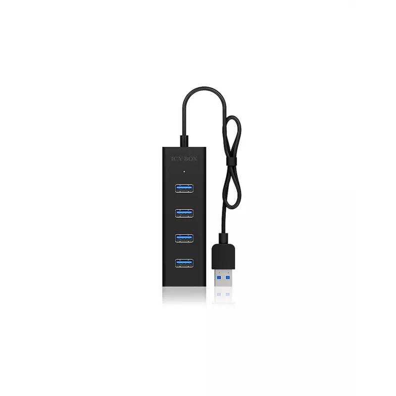 ICY BOX IB-HUB1409-U3 USB 3.2 Gen 1 (3.1 Gen 1) Type-A 5000 Mbit/s Czarny