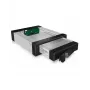 ICY BOX IB-129SSK-B 13,3 cm (5,25 cala) Panel przedni Czarny