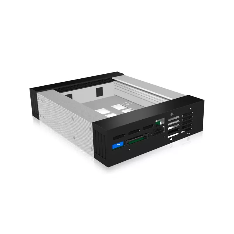 ICY BOX IB-129SSK-B 13,3 cm (5,25 cala) Panel przedni Czarny