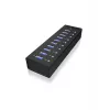 ICY BOX IB-AC6110 USB 3.2 Gen 1 (3.1 Gen 1) Type-B 5000 Mbit/s Czarny