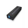 ICY BOX IB-AC6110 USB 3.2 Gen 1 (3.1 Gen 1) Type-B 5000 Mbit/s Czarny
