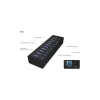 ICY BOX IB-AC6110 USB 3.2 Gen 1 (3.1 Gen 1) Type-B 5000 Mbit/s Czarny