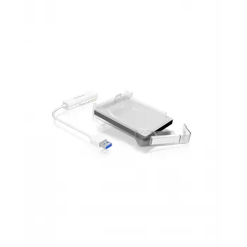 ICY BOX IB-AC703-U3 Obudowa HDD/SSD Biała 2.5 cala