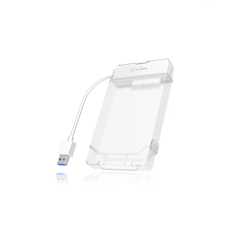 ICY BOX IB-AC703-U3 Obudowa HDD/SSD Biała 2.5 cala