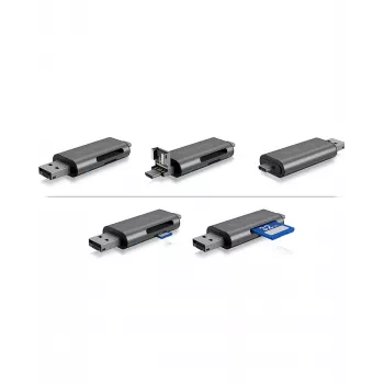 Czytnik kart ICY BOX IB-CR200-C USB 2.0 Czarny