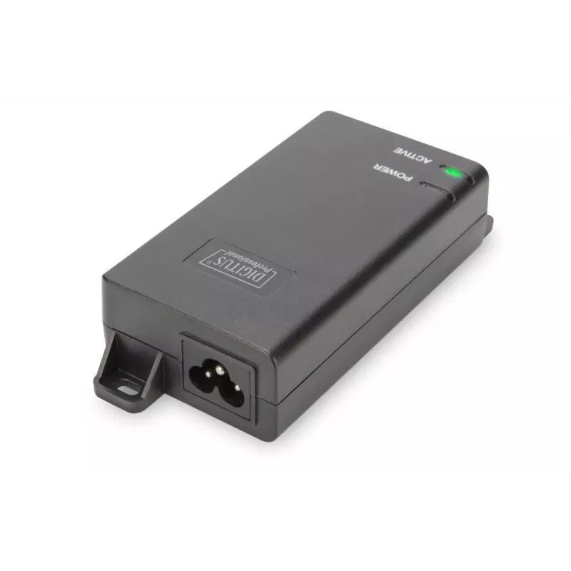 DIGITUS Iniektor PoE+, 802.3at 10/100/1000 Mbps wyjście maks. 48V, 30W