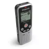 Dyktafon Philips DVT1250 z pamięcią wewnętrzną i kartą flash, czarny, szary